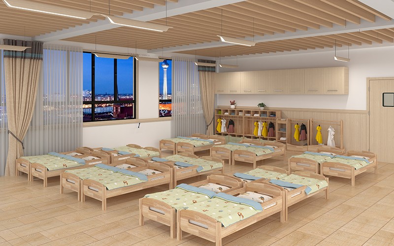 幼兒園家具午休室兒童實(shí)木床 幼兒園家具午休室兒童實(shí)木床