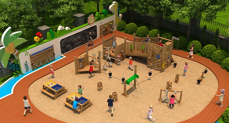 幼兒園家具芬蘭木戶外教室沙水區(qū) 幼兒園家具芬蘭木戶外教室沙水區(qū)